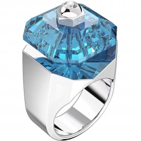 бижутерия,swarovski,5620773,ring,blue,(blue)