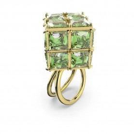 бижутерия,swarovski,5630298,ring,green,(green)