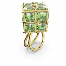 бижутерия,swarovski,5630301,ring,green,(green)