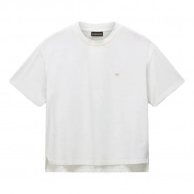 Тениска Napapijri Aurora Boxy short sleeve T-shirt - White (White Whisper) тениска,мъжки,тениски,дамски,тениски,napapijri,aurora,boxy,short,sleeve,t,shirt,white,(white,whisper)