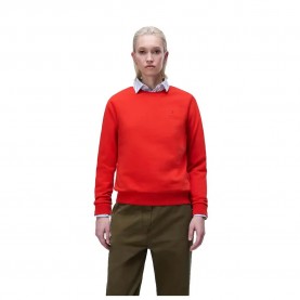 Поларена блуза Napapijri Aurora Fleece sweatshirt - Red / Orange (Valiant Pop Rau) поларена,блуза,дамски,блузи,napapijri,aurora,fleece,sweatshirt,red,orange,(valiant,pop,rau)