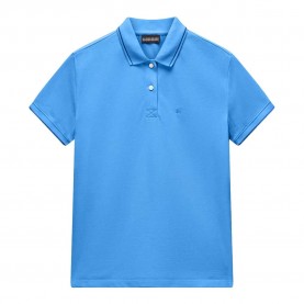 Napapijri Aurora short sleeve polo - Blue (Blue Jasper) дамски,блузи,с,яка,мъжки,блузи,с,яка,napapijri,aurora,short,sleeve,polo,blue,(blue,jasper)