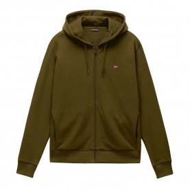 блуза,мъжки,пуловери,napapijri,balis,summer,full,zip,sweatshirt,green,(dark,olive)
