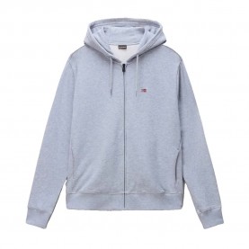 блуза,мъжки,пуловери,napapijri,balis,summer,full,zip,sweatshirt,grey,(light,grey,melange)