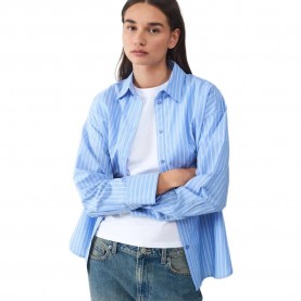риза,с,дълъг,ръкав,дамски,ризи,мъжки,ризи,balmohk,poplin,long,sleeve,shirt,blue,(light,blue,melange)