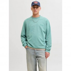 Блуза Jack & jones Archive Graphic sweatshirt - Green (Mineral Blue) блуза,мъжки,пуловери,jack,&,jones,archive,graphic,sweatshirt,green,(mineral,blue)