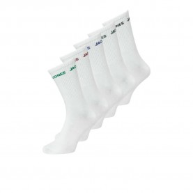 Чорапи Jack & jones Basic Logo Tennis socks 5 pairs - White (White / Fired Brick / Sodalite Blue / Scarab / Black / Verdant Green) чорапи,мъжки,чорапи,дамски,чорапи,jack,&,jones,basic,logo,tennis,socks,5,pairs,white,(white,fired,brick,sodalite,blue,scarab,black,verdant,green)
