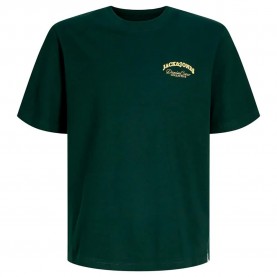 Тениска Jack & jones Brandes Backp Relaxed SN short sleeve T-shirt - Green (Scarab) тениска,мъжки,тениски,дамски,тениски,jack,&,jones,brandes,backp,relaxed,sn,short,sleeve,t,shirt,green,(scarab)