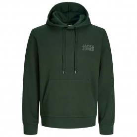 суичър,мъжки,пуловери,jack,&,jones,corp,logo,hoodie,green,(scarab,small,print)