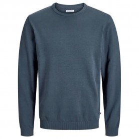 блуза,мъжки,пуловери,дамски,пуловери,jack,&,jones,essential,basic,knitted,sweater,blue,(turbulence)