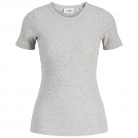 Тениска Jack & jones Frankie JJXX short sleeve T-shirt - Grey (Light Grey Melange) тениска,мъжки,тениски,дамски,тениски,jack,&,jones,frankie,jjxx,short,sleeve,t,shirt,grey,(light,grey,melange)