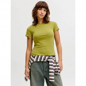 Тениска Jack & jones Gigi Str JJXX short sleeve T-shirt - Yellow (Perfect Pear) тениска,мъжки,тениски,дамски,тениски,jack,&,jones,gigi,str,jjxx,short,sleeve,t,shirt,yellow,(perfect,pear)