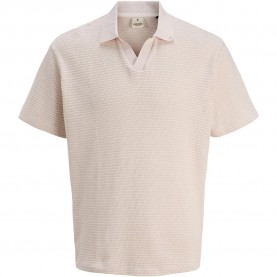 Jack & jones Harry short sleeve polo - Beige (Sea Salt) дамски,блузи,с,яка,мъжки,блузи,с,яка,jack,&,jones,harry,short,sleeve,polo,beige,(sea,salt)