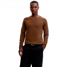 блуза,мъжки,пуловери,дамски,пуловери,jack,&,jones,hill,sweater,brown,(cocoa)