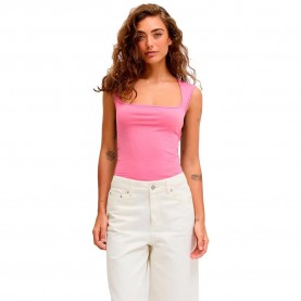 Тениска Jack & jones Isabella Gigi Str JJXX sleeveless T-shirt - Pink (Morning Glory) тениска,мъжки,тениски,дамски,тениски,jack,&,jones,isabella,gigi,str,jjxx,sleeveless,t,shirt,pink,(morning,glory)