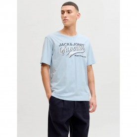 тениска,мъжки,тениски,дамски,тениски,jack,&,jones,logo,short,sleeve,t,shirt,blue,(celestial,blue)