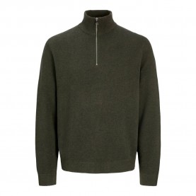 блуза,мъжки,пуловери,дамски,пуловери,jack,&,jones,milano,stitch,half,zip,sweater,green,(rosin,melange)