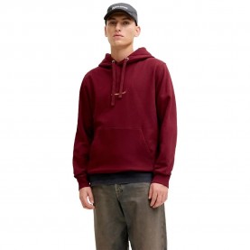 суичър,мъжки,пуловери,jack,&,jones,norrebro,emb,hoodie,red,(cabernet)