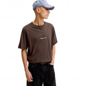 Тениска Jack & jones Norrebro Emb short sleeve T-shirt - Brown (Java) тениска,мъжки,тениски,дамски,тениски,jack,&,jones,norrebro,emb,short,sleeve,t,shirt,brown,(java)