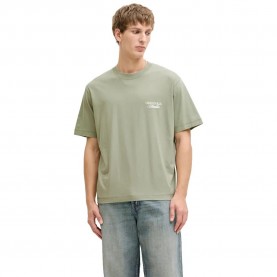 Тениска Jack & jones Norrebro Typo short sleeve T-shirt - Green (Seagrass) тениска,мъжки,тениски,дамски,тениски,jack,&,jones,norrebro,typo,short,sleeve,t,shirt,green,(seagrass)