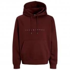 суичър,мъжки,пуловери,jack,&,jones,star,hoodie,red,(bitter,chocolate)