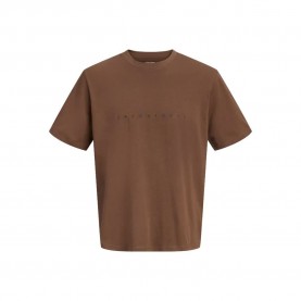 Тениска Jack & jones Star short sleeve T-shirt - Brown (Cocoa) тениска,мъжки,тениски,дамски,тениски,jack,&,jones,star,short,sleeve,t,shirt,brown,(cocoa)