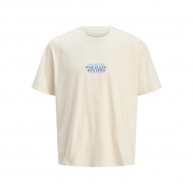 Тениска Jack & jones Valley TG short sleeve T-shirt - Beige (Antique White / Ocean) тениска,мъжки,тениски,дамски,тениски,jack,&,jones,valley,tg,short,sleeve,t,shirt,beige,(antique,white,ocean)