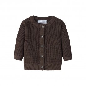 Жилетка Name it Bubba cardigan - Brown (French Roast) жилетка,мъжки,пуловери,дамски,пуловери,name,it,bubba,cardigan,brown,(french,roast)