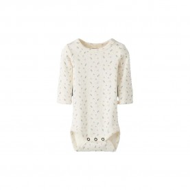 Name it Gago Long Sleeve Body - Beige (Coconut Milk / Small Flower) детски,облекла,за,момичета,name,it,gago,long,sleeve,body,beige,(coconut,milk,small,flower)
