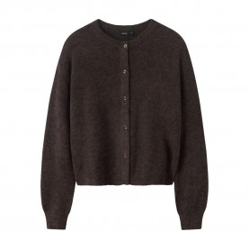 Жилетка Name it Lodet Short LMTD cardigan - Brown (Chocolate Brown / 1446 / 46) жилетка,мъжки,пуловери,дамски,пуловери,name,it,lodet,short,lmtd,cardigan,brown,(chocolate,brown,1446,46)