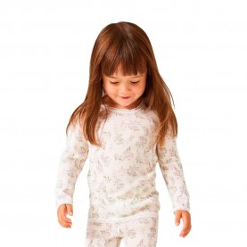 Тениска Name it Wang Needle Mini long sleeve T-shirt - White (Snow White / Flowers / Leafs) тениска,мъжки,тениски,дамски,тениски,name,it,wang,needle,mini,long,sleeve,t,shirt,white,(snow,white,flowers,leafs)