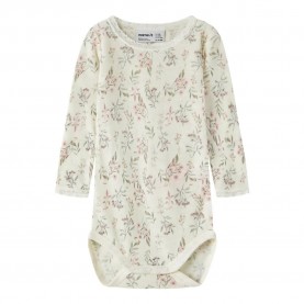 детски,облекла,за,момичета,name,it,wang,wool,needle,long,sleeve,body,white,(snow,white,flowers,leafs)