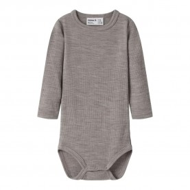 Name it Wax Wool Rib Long Sleeve Body - Grey (Satellite) детски,облекла,за,момчета,детски,облекла,за,момичета,name,it,wax,wool,rib,long,sleeve,body,grey,(satellite)