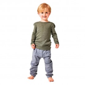 Тениска Name it Wax Wool Rib long sleeve T-shirt - Green (Mulled Basil) тениска,мъжки,тениски,дамски,тениски,name,it,wax,wool,rib,long,sleeve,t,shirt,green,(mulled,basil)