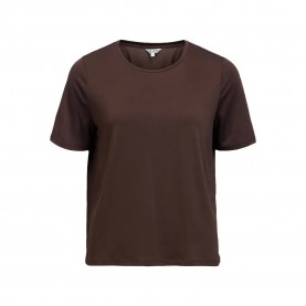 Тениска Object Annie short sleeve T-shirt - Brown (Seal Brown) тениска,мъжки,тениски,дамски,тениски,object,annie,short,sleeve,t,shirt,brown,(seal,brown)