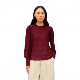 дамски,блузи,object,laila,long,sleeve,blouse,red,(windsor,wine)