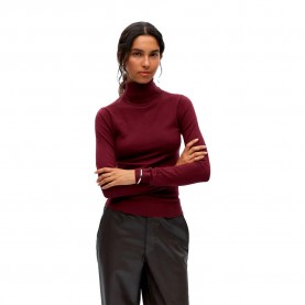 Блуза Object Thess sweater - Red (Windsor Wine / Melange) блуза,мъжки,пуловери,дамски,пуловери,object,thess,sweater,red,(windsor,wine,melange)