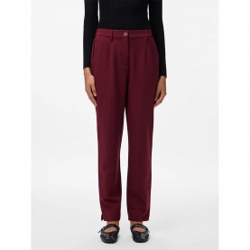 Панталони Pieces Kamil Ankle high waist pants - Purple (Tawny Port) панталони,дамски,панталони,pieces,kamil,ankle,high,waist,pants,purple,(tawny,port)