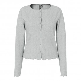 жилетка,дамски,пуловери,дамски,плетени,дрехи,pieces,marie,cardigan,grey,(light,grey,melange)