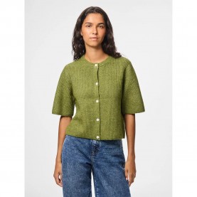 жилетка,дамски,пуловери,дамски,плетени,дрехи,pieces,silly,cardigan,green,(sphagnum,melange)