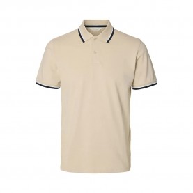 мъжки,блузи,с,яка,selected,atlas,sport,slim,fit,short,sleeve,polo,beige,(oatmeal)