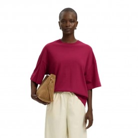 тениска,мъжки,тениски,дамски,тениски,selected,colwoman,oversized,3,4,sleeve,t,shirt,pink,(anemone)