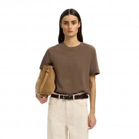 тениска,мъжки,тениски,дамски,тениски,selected,essential,boxy,short,sleeve,t,shirt,brown,(chocolate,chip)