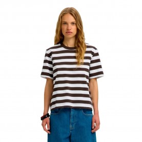 Тениска Selected Essential short sleeve v neck T-shirt - Brown (Delicioso / Bright White / Wide) тениска,мъжки,тениски,дамски,тениски,selected,essential,short,sleeve,v,neck,t,shirt,brown,(delicioso,bright,white,wide)