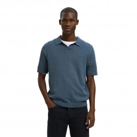 дамски,блузи,с,яка,мъжки,блузи,с,яка,selected,mattis,short,sleeve,polo,grey,(blue,mirage)