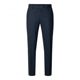 Рокля Selected Neil 16098183 Slim Fit dress pants - Blue (Dark Navy / Checks) рокля,мъжки,панталони,дамски,панталони,selected,neil,16098183,slim,fit,dress,pants,blue,(dark,navy,checks)