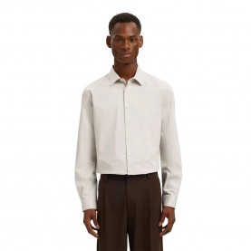 риза,с,дълъг,ръкав,дамски,ризи,мъжки,ризи,selected,performance,slim,fit,long,sleeve,shirt,white,(sand,mixed,with,white)