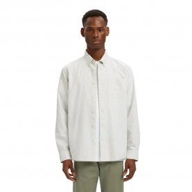риза,с,дълъг,ръкав,мъжки,ризи,selected,regrick,oxford,flex,long,sleeve,shirt,white,(bright,white,aqua,gray)