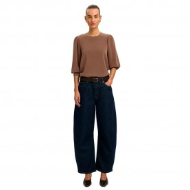 Selected Tenny 3/4 sleeve blouse - Brown (Chocolate Chip) дамски,блузи,selected,tenny,3,4,sleeve,blouse,brown,(chocolate,chip)