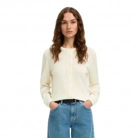 жилетка,дамски,пуловери,дамски,плетени,дрехи,selected,thea,cardigan,beige,(egret)